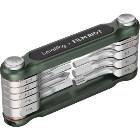 SmallRig X Film Riot 10 In 1 Detent Folding Multi Tool Kit (Green) 4814