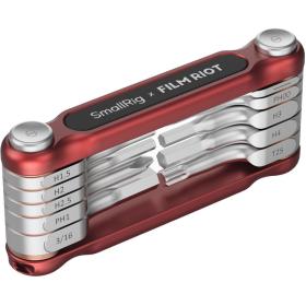 SmallRig X Film Riot 10 In 1 Detent Folding Multi Tool Kit (Red) 4813