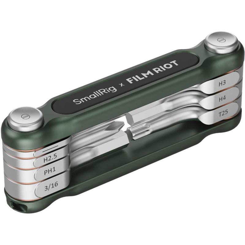 SmallRig X Film Riot 7 In 1 Detent Folding Multi Tool Kit (Green) 4812