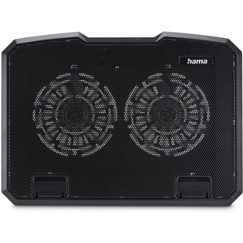 Hama Laptop-Koeler Black Metal Kantelb. Stil 2 VENT. 40 cm (15.6) Black