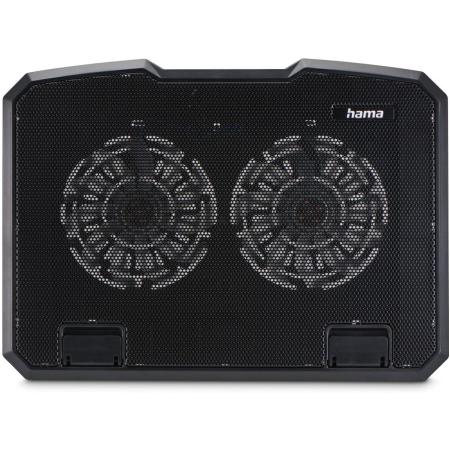 Hama Laptop-Koeler Black Metal Kantelb. Stil 2 VENT. 40 cm (15.6) Black