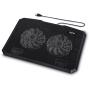 Hama Laptop-Koeler Black Metal Kantelb. Stil 2 VENT. 40 cm (15.6) Black