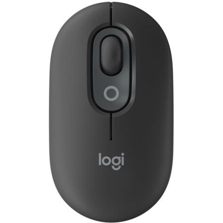 Logitech Pop Mouse w/ Emoji - Graphite