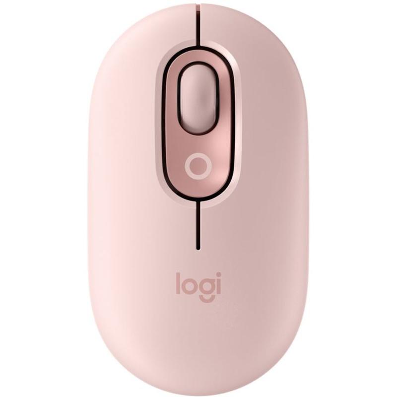 Logitech Pop Mouse w/ Emoji - Rose