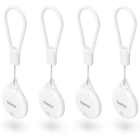 Hama Sleutelfinder Itemfinder For Apple Find My-App Bluetooth White 4ST.