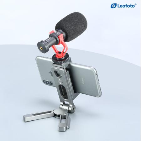 Leofoto PS-2 Silver Folded Phone Stand