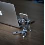 Leofoto PS-2 Silver Folded Phone Stand