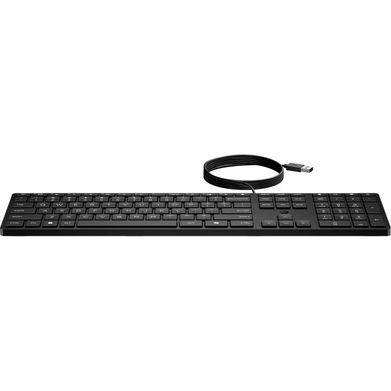 HP 320K WD KBD EMEA-Intl English Loc-Euro Plug