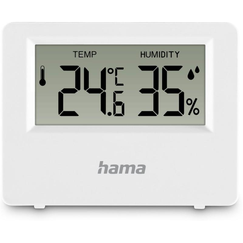 Hama Thermometer EN Hygrometer Ebro Digital For Inside White