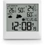 Hama Weather Station Palawan Buitensensor Radioges. Wekker Thermo/Hygro White