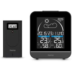 Hama Weather Station LA Gomera w/ Buitensensor Wireless Wekker Black