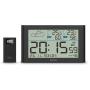 Hama Weather Station SYLT w/ Buitensensor Wireless Wekker Black