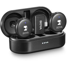 Boya Omic-D (White) DUAL-Channel Wireless Mic For iOS Devices