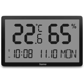 Hama Thermometer EN Hygrometer Lombok Digital For Inside Black