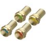Hama F-Plug 7.0 mm Screwable 4 PCs Kleurgecodeerd