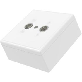 Hama Antenne-Eindcontactdoos 75 Ohm Opbouw