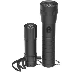 Hama LED-Flashlight FL-Duo w/ Batteries Aluminium Set Van 2