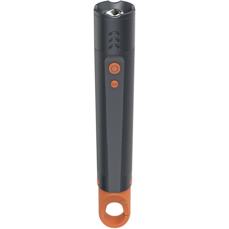Hama LED-Flashlight FLX600 Batteries Schokbestendig Aluminium 3 Modi+sos Zoom