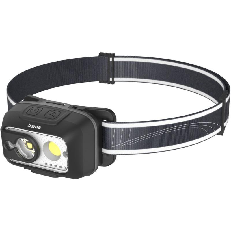 Hama LED-Hoofdlamp HL500-C w/ Battery Hoofdlamp For Joggen Werken 4 Modi