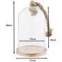 Clayre Eef Cloche 6GL2222 Transparent 17x29 cm