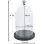 Clayre Eef Cloche 6GL2543 Transparent 12x20 cm