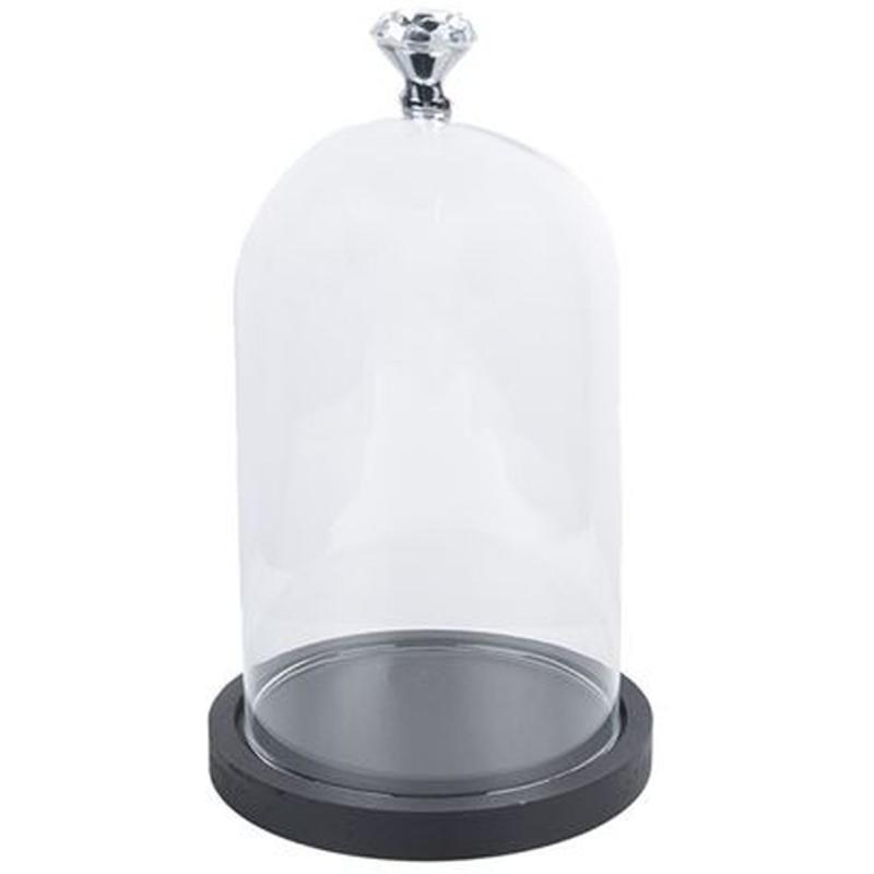 Clayre Eef 6GL2544 Glass Cloche Transparent 14x25 cm
