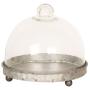 Clayre Eef Cloche 6GL2492 Grey Transparent 16x15 cm