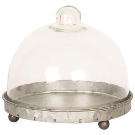 Clayre Eef Cloche 6GL2492 Grey Transparent 16x15 cm
