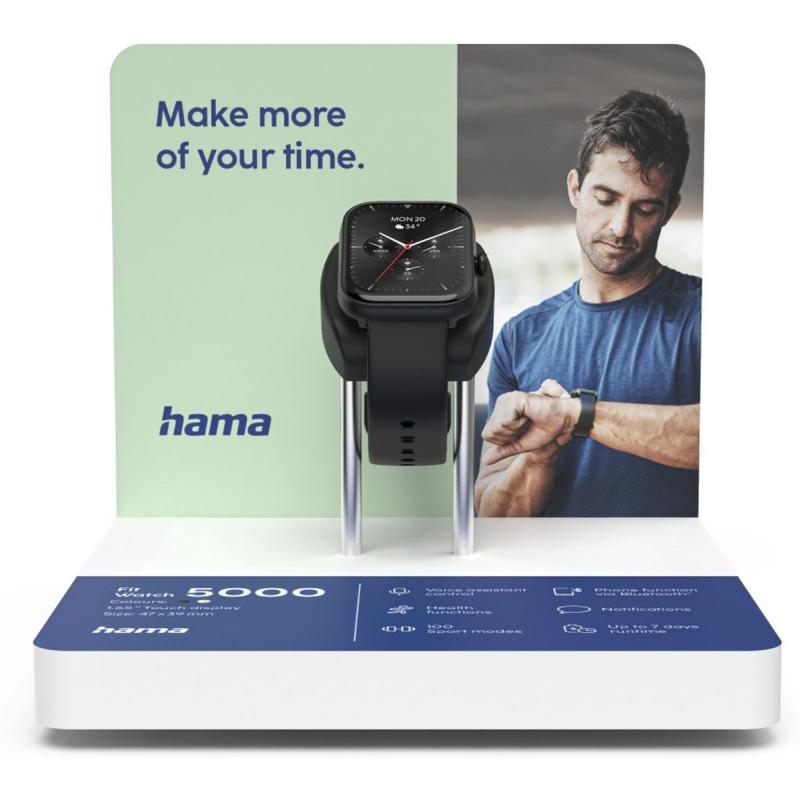 Hama Fit Watch 5000 Test Module Black 18x18x16cm