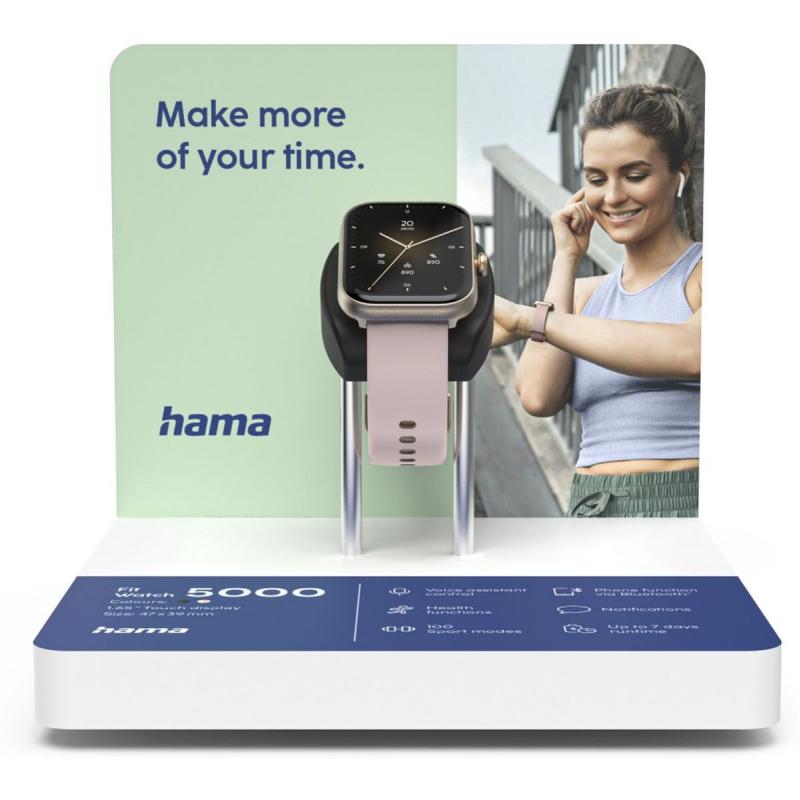 Hama Fit Watch 5000 Test Module Rose Gold 18x18x16cm