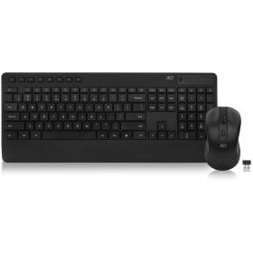 ACT Wireless Keyboard And Mouse Bundle (QWERTY) Silent Click