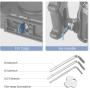Nitze Gereedschaps-EN Schroevenset Round w/ Ring (N74D)