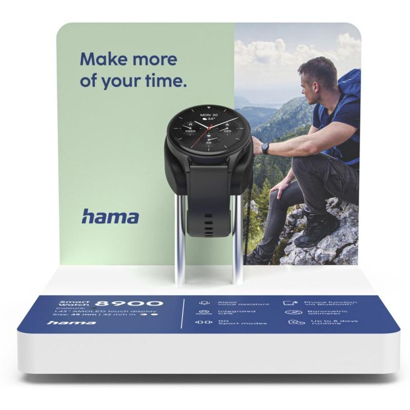 Hama Smart Watch 8900 Test Module Black 18x18cm