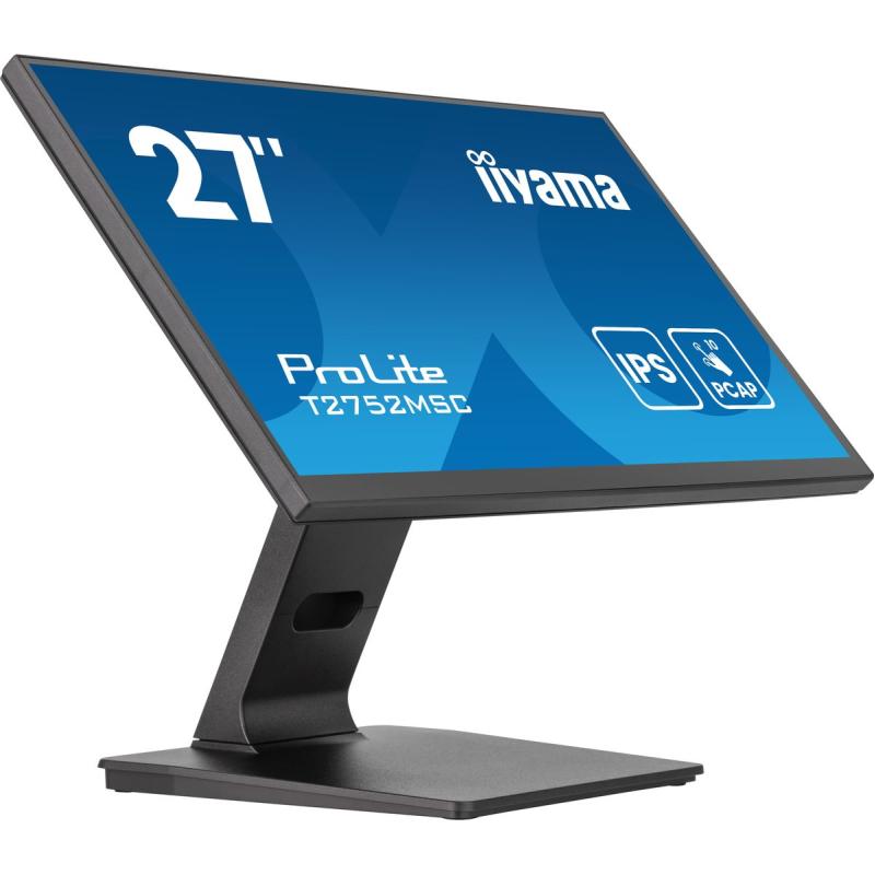 Iiyama 27\W LCD Bonded Projective Capacitive 10-PTS Touch Full HD Bezel Free IPS