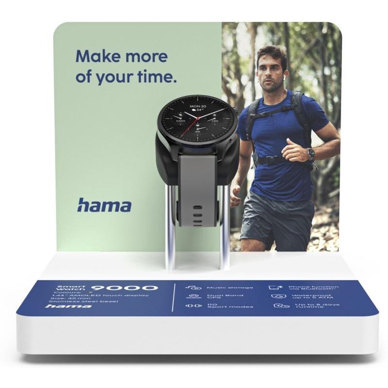Hama Smart Watch 9000 Test Module Anthracite 18x18x16cm