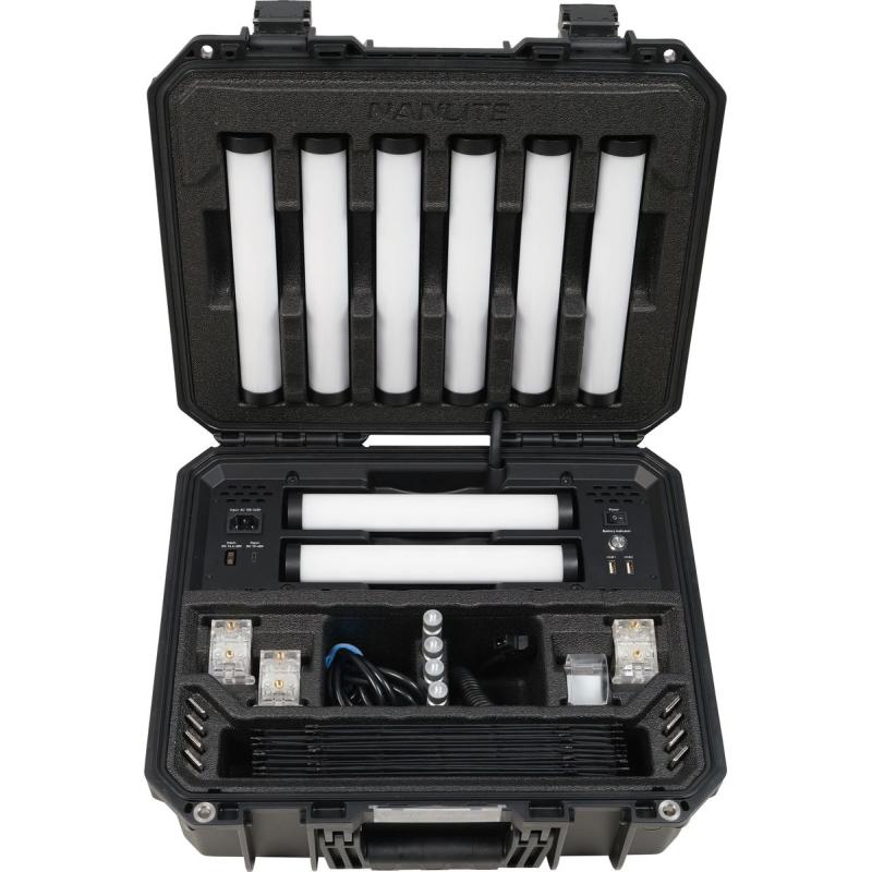 Nanlite Pavotube II 6XR LED RGBWW Pixel Tube Light 8KIT