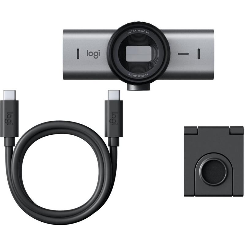 Logitech MX Brio 4K Ultra HD Webcam Grey