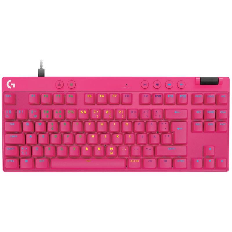 Logitech Pro X TKL Rapid Magenta (Pan)