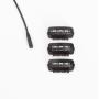 Hide-a-mic Clipz Universal Hair And Wig Mounts Black 3 In A Set