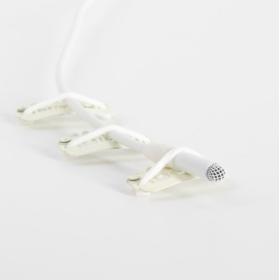 Hide-a-mic Clipz Universal Hair And Wig Mounts Blond 3 In A Set