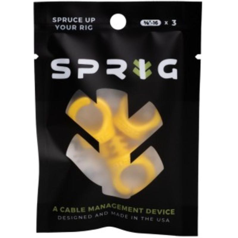 Sprig Yellow 3/8”-16 3-pack