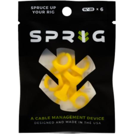 Sprig Yellow 1/4”-20 6-pack