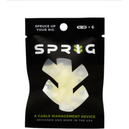 Sprig Glow-In-The-Dark 1/4”-20 6-pack