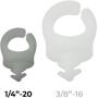 Sprig Glow-In-The-Dark 1/4”-20 6-pack