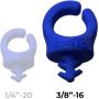Sprig Blue 3/8”-16 3-pack