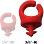 Sprig Red 3/8”-16 3-pack