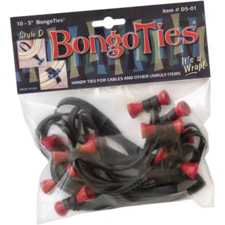 BongoTies Lava - BongoTies 10-pack (Red Bongo Pin)