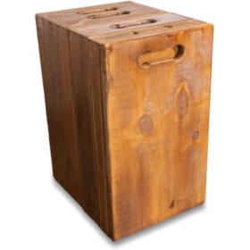FocusRat Apple Box Set (4pcs)-Handmade &amp;amp; Stained