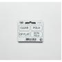 Forty One Thirty General Tags Clear Pola Op Flat Rota Pola w/ Velcro White/Black