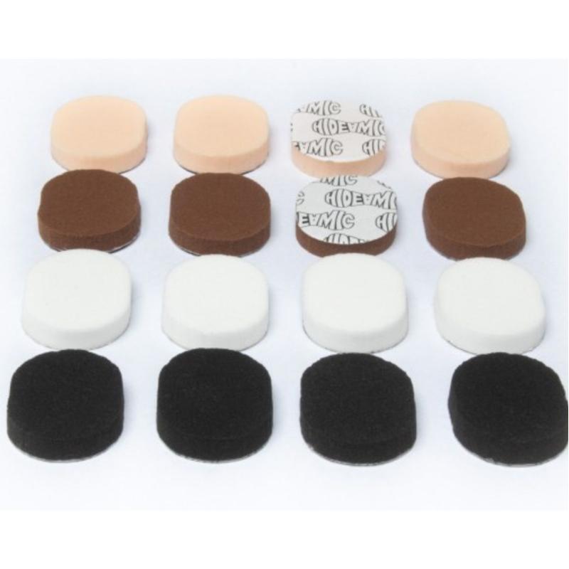 Hide-a-mic Foam-O-Pad 16 Multipurpose Foam Pads 4 Different Colours